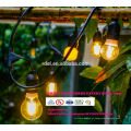 Patio Decoration Lights 48 Feet Hanging String Lighting with 15 Dropped Sockets, 10-Feet Extension Cord SLT-176